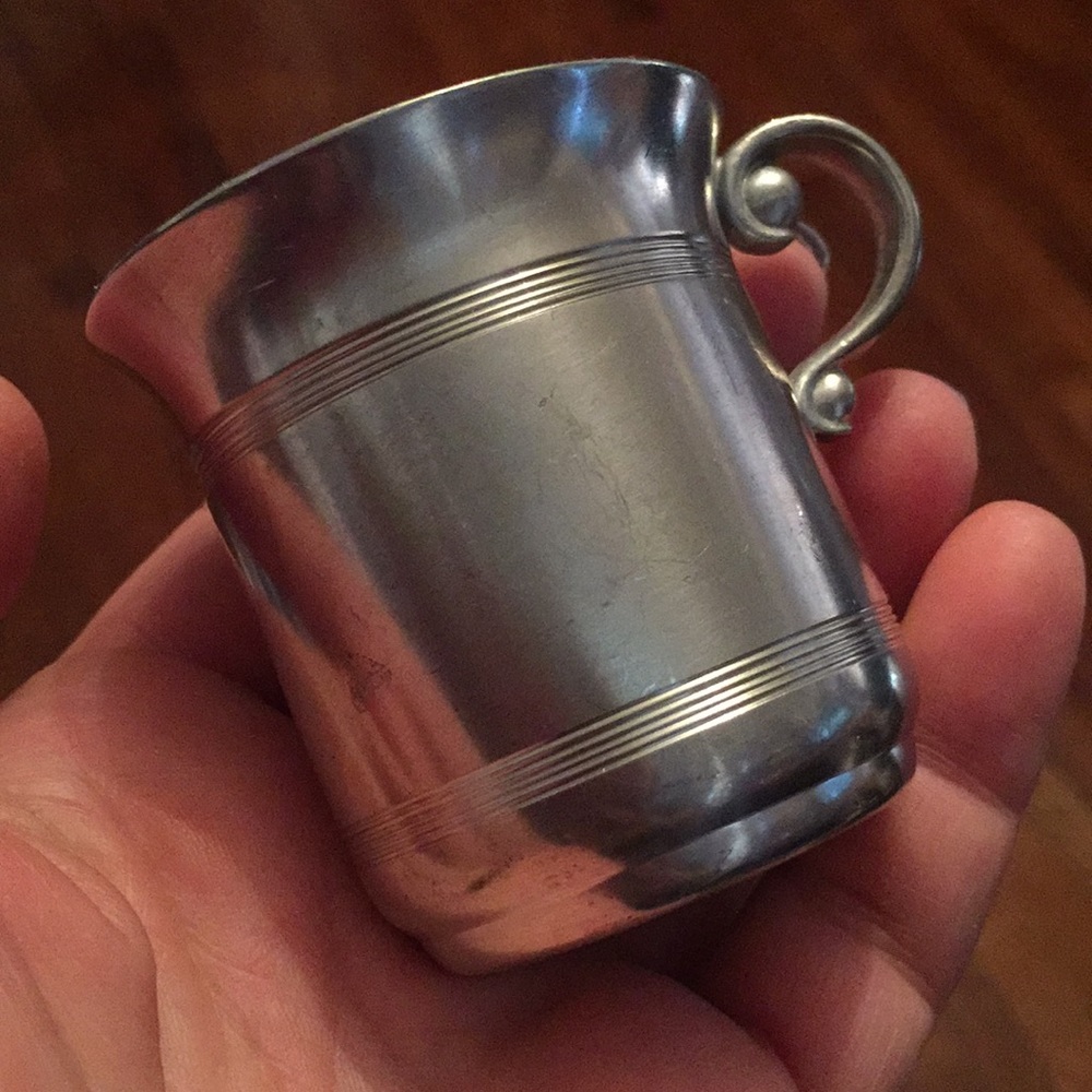Vintage Royal Holland Pewter Baby Cup